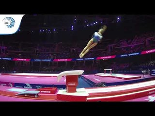 Sara PETER (HUN) - 2018 Artistic Gymnastics Europeans, qualification vault