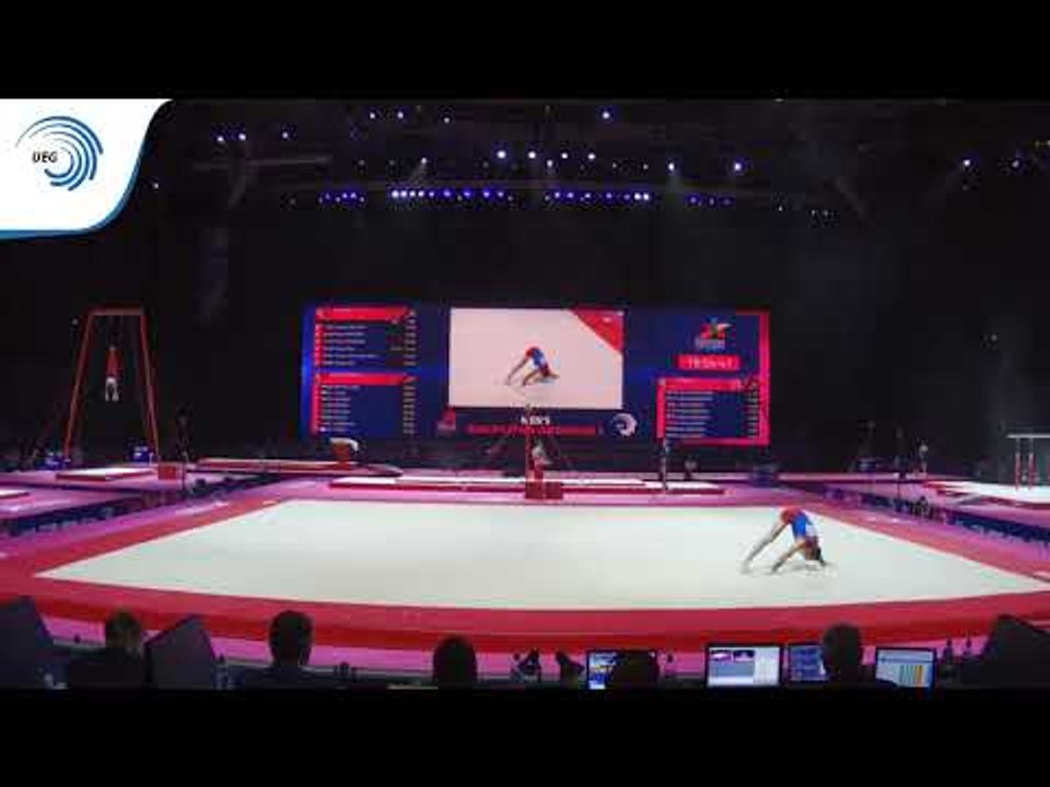 Vahagn DAVTYAN (ARM) - 2018 Artistic Gymnastics Europeans, qualification floor