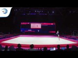 Claire PONTLEVOY (FRA) - 2018 Artistic Gymnastics Europeans, junior floor final