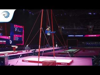 Jamie LEWIS (GBR) - 2018 Artistic Gymnastics Europeans, junior rings bronze medallist