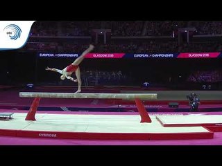 Maellyse BRASSART (BEL) - 2018 Artistic Gymnastics Europeans, beam final