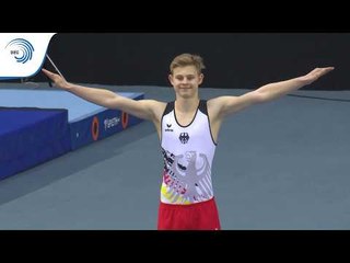 Maurice MAYWALD (GER) - 2018 Double Mini-Trampoline Europeans, junior final
