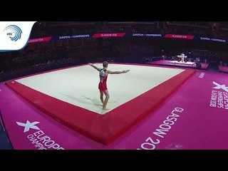 Ricards PLATE (LAT) - 2018 Artistic Gymnastics Europeans, junior qualification floor