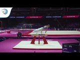 Mikhail KHUDCHENKO (RUS) - 2018 Artistic Gymnastics Europeans, junior qualification pommel horse