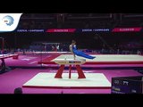 Vladyslav HRYNEVYCH (UKR) - 2018 Artistic Gymnastics Europeans, junior qualification pommel horse