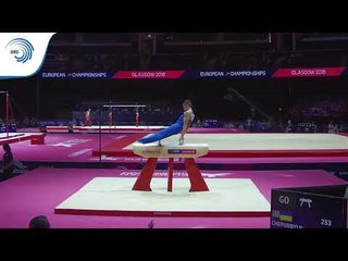 Nazar CHEPURNYI (UKR) - 2018 Artistic Gymnastics Europeans, junior qualification pommel horse