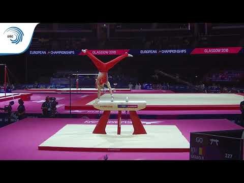 Rafael SZABO (ROU) - 2018 Artistic Gymnastics Europeans, junior qualification pommel horse