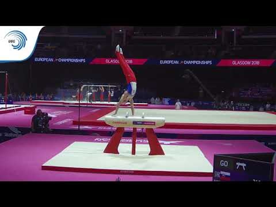 Matej NEMCOVIC (SVK) - 2018 Artistic Gymnastics Europeans, junior qualification pommel horse