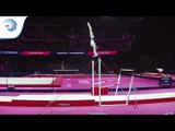 Carolann HEDUIT (FRA) - 2018 Artistic Gymnastics Europeans, junior qualification bars