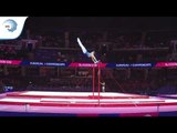 Mikhail KHUDCHENKO (RUS) - 2018 Artistic Gymnastics Europeans, junior qualification horizontal bar