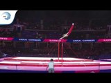 Edgars CUDOVSKIS (LAT) - 2018 Artistic Gymnastics Europeans, junior qualification horizontal bar