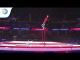 Bozhidar ZLATANOV (BUL) - 2018 Artistic Gymnastics Europeans, junior qualification horizontal bar