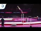 Ksenia KLIMENKO (RUS) - 2018 Artistic Gymnastics Europeans, junior qualification bars