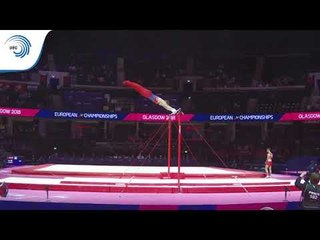 Adam TOBIN (GBR) - 2018 Artistic Gymnastics Europeans, junior qualification horizontal bar