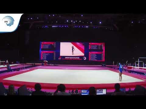 Tonya PAULSSON (SWE) - 2018 Artistic Gymnastics Europeans, junior qualification floor