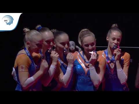 The Netherlands 2018 Artistic Gymnastics European bronze medallists, team