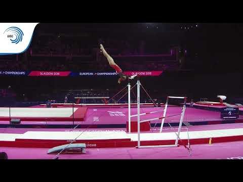 Samira GAHRAMANOVA (AZE) - 2018 Artistic Gymnastics Europeans, junior qualification bars