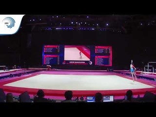Celeste MORDENTI (LUX) - 2018 Artistic Gymnastics Europeans, junior qualification floor