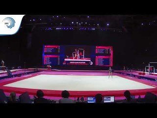 Lorena MEDINA (ESP) - 2018 Artistic Gymnastics Europeans, junior qualification floor