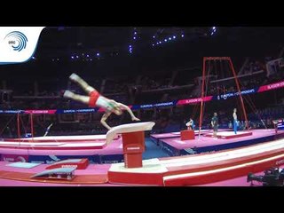 Raman ANTROPAU (BLR) - 2018 Artistic Gymnastics Europeans, junior qualification vault