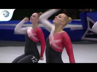 Télécharger la video: Denmark - 2018 TeamGym European bronze medallists, senior women's team