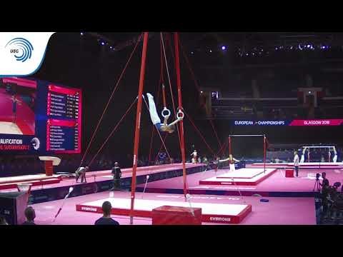Luis IL-SUNG MELANDER (SWE) - 2018 Artistic Gymnastics Europeans, junior qualification rings
