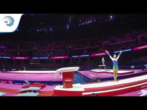 Kaja SKALSKA (POL) - 2018 Artistic Gymnastics Europeans, junior qualification vault