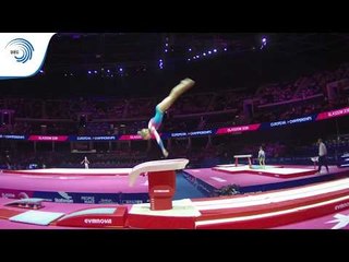 Télécharger la video: Natalia PAWLAK (POL) - 2018 Artistic Gymnastics Europeans, junior qualification vault