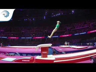 Kate MOLLOY (IRL) - 2018 Artistic Gymnastics Europeans, junior qualification vault