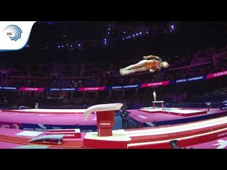 Astrid DE ZEEUW (NED) - 2018 Artistic Gymnastics Europeans, junior qualification vault