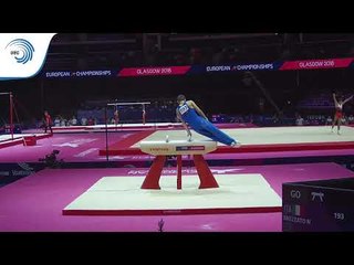 Nicolo MOZZATO (ITA) - 2018 Artistic Gymnastics Europeans, junior qualification pommel horse