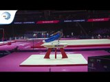 Lay GIANNINI (ITA) - 2018 Artistic Gymnastics Europeans, junior qualification pommel horse