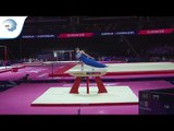 Edoardo DE ROSA (ITA) - 2018 Artistic Gymnastics Europeans, junior qualification pommel horse