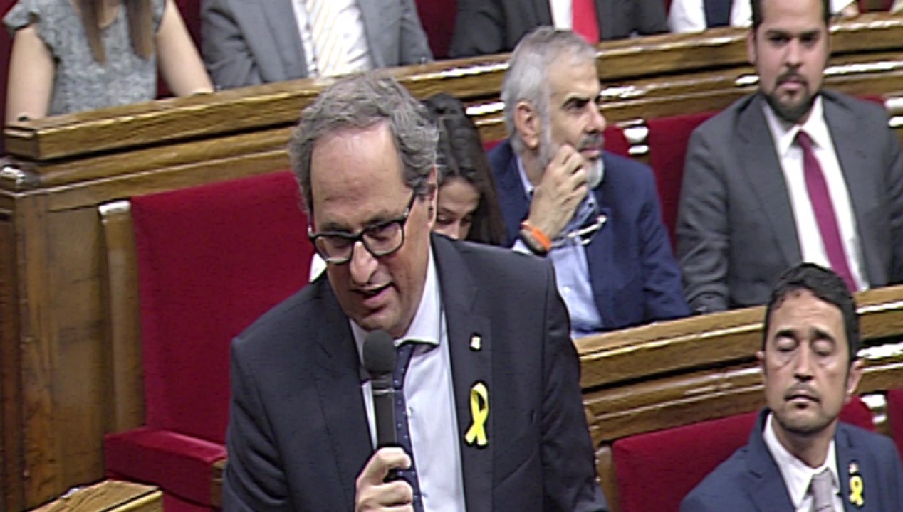 Torra anuncia que se reunirá con Iglesias el lunes en Barcelona