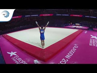 Lay GIANNINI (ITA) - 2018 Artistic Gymnastics Europeans, junior qualification floor