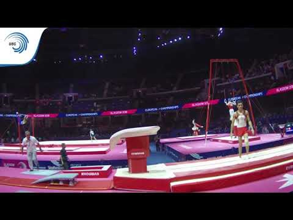 Levan SKHILADZE (GEO) - 2018 Artistic Gymnastics Europeans, junior qualification vault