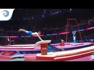 Tải video: Marko SAMBOLEC (CRO) - 2018 Artistic Gymnastics Europeans, junior qualification vault