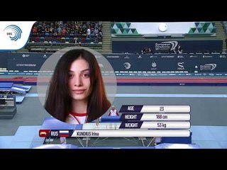 Irina KUNDIUS (RUS) - 2018 Trampoline Europeans, final