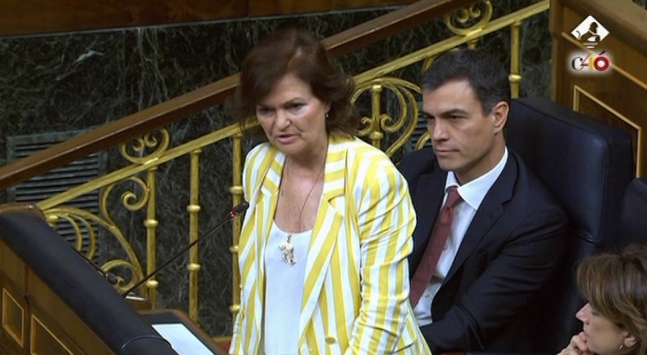Calvo acusa a Cs de poner "intereses" por delante de la mujer