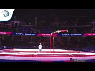 Descargar video: Levan SKHILADZE (GEO) - 2018 Artistic Gymnastics Europeans, junior qualification horizontal bar