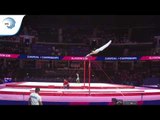 Kasper SJOETHUN (NOR) - 2018 Artistic Gymnastics Europeans, junior qualification horizontal bar
