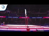 Nicola CUYLE (BEL) - 2018 Artistic Gymnastics Europeans, junior qualification horizontal bar