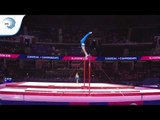 Sven JUG (SLO) - 2018 Artistic Gymnastics Europeans, junior qualification horizontal bar