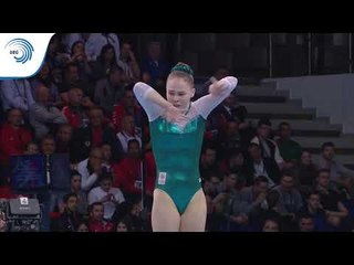 Eythora THORSDOTTIR (NED) - 2019 Artistic Gymnastics European silver medallist, floor