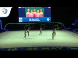 Israel - 2019 Rhythmic Gymnastics Europeans, junior groups 5 hoops qualification