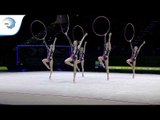 Belarus - 2019 Rhythmic Gymnastics Junior European bronze medallists, 5 hoops