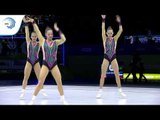 GRIDINA, ILMETOVA & VAKHONINA (RUS) - 2019 Aerobics Junior European bronze me