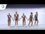 Bulgaria -  2019 Aerobics European silver medallists, group final