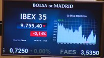 El Ibex 35 cierra por tercer día consecutivo en rojo (-0,14%),
