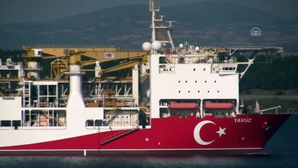 'Yavuz', Çanakkale Boğazı'ndan geçti - ÇANAKKALE